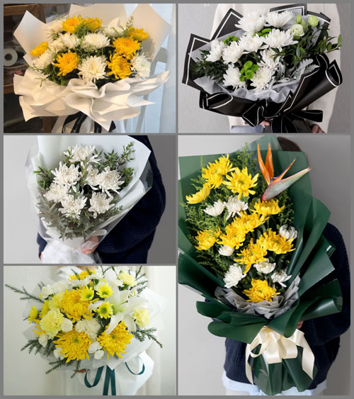 陕西渭南市华阴市白事花束代送